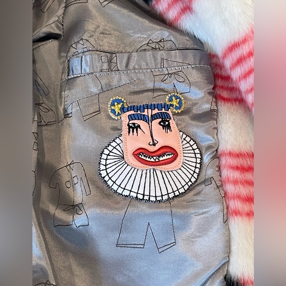 Shrimps faux fur boxy cropped jacket UK 8/US small worn once - Picture 7 of 10